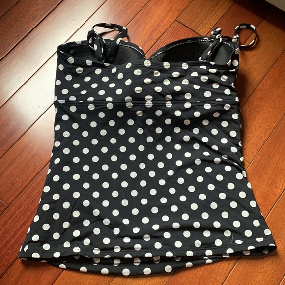 Apt. 9 Polka Dot Swim Top - Picture 2 of 6